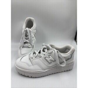 New balance 550 Boys Size 6 GSB550WW Triple White Sneakers Shoes
